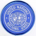 United Nation Embroidery Patches - Custom Made UN Shoulder Patch
