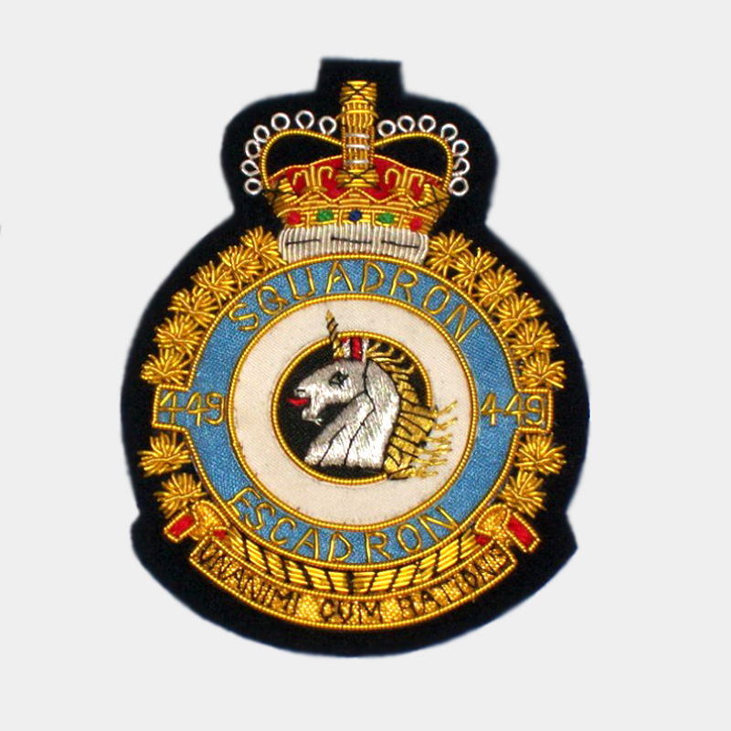 449 Squadron Blazer Badge - Royal Air Force ( RAF ) Canadian Patches
