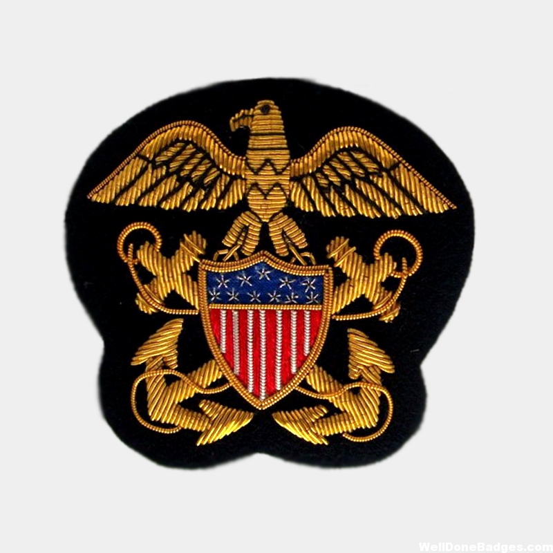 Us Navy Bullion Wire Blazer patches