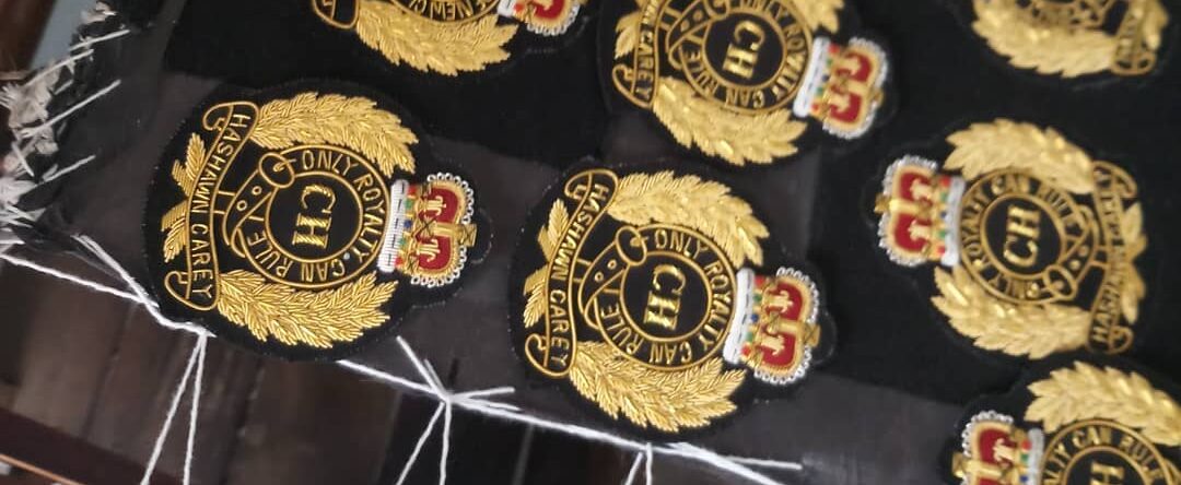 超レア‼︎ コレクション 金銀モール刺繍エンブレム 誤魔化せ 