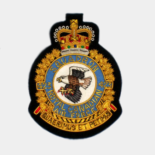 423 Squadron Blazer Badge – Eagle Canadian Patches (RCAF)