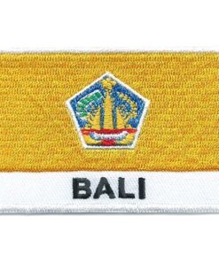 Bali Flag Embroidered Patches