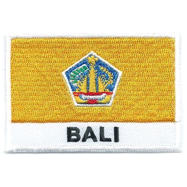 Bali embroidered patches - country flag Bali patches / iron on badges