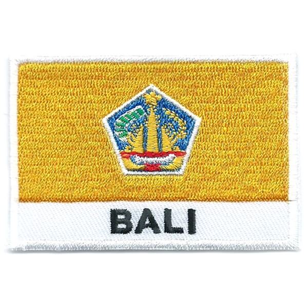 Bali embroidered patches - country flag Bali patches / iron on badges Bali embroidered patches - country flag Bali patches / iron on badges
