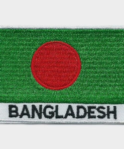 Bangladesh embroidered patches - country flag Bangladesh patches / iron on badges