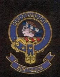 Borthwick clan crest badge - Qui Conducit