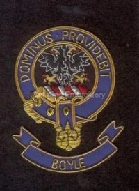 Boyle clan crest badge - Domminus Proviebit