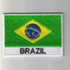 Brazil embroidered patches - country flag Brazil patches / iron Brazil on badges