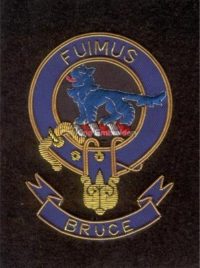 Bruce clan crest badge - Fuimus