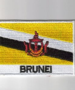 Brunei embroidered patches - country flag Brunei patches / iron Brunei on badges
