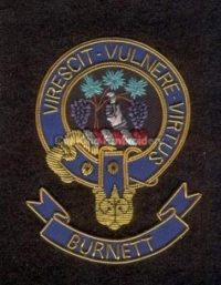 Burnett clan crest - Embroidered badge
