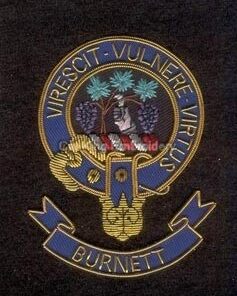 Burnett clan crest - Embroidered badge