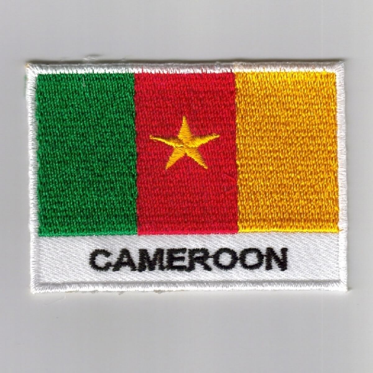 Cameroon Flag embroidered patches