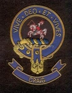 Craig clan crest badge - Vive Deo Et Vives