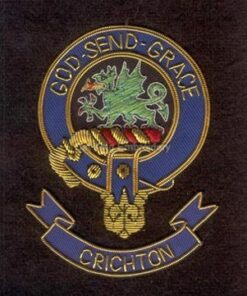 Crichton clan crest badge - God Send Grace