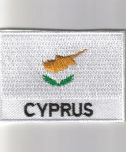 Cyprus embroidered patches - country flag Cyprus patches / iron on badges