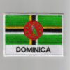 Dominica embroidered patches - country flag Dominica patches / iron on badges