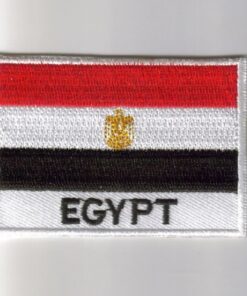 Egypt embroidered patches - country flag Egypt patches / iron on badges