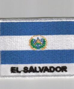 El-Salvador embroidered patches - country flag El-Salvador patches / iron on badges