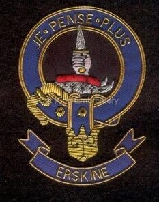 Erskine clan crest badge- Je Pense Plus