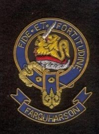 Farquharson clan crest badge- Fide Et Fortitudine