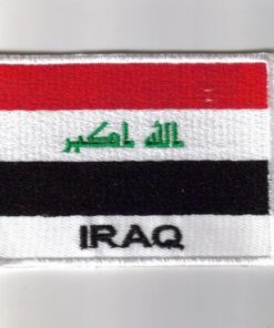 Iraq embroidered patches - country flag Iraq patches / iron on badges