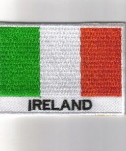 Ireland embroidered patches - country flag Ireland patches / iron on badges