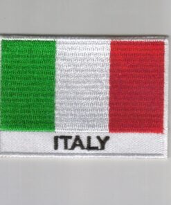 Italy embroidered patches - country flag Italy patches / iron on badges