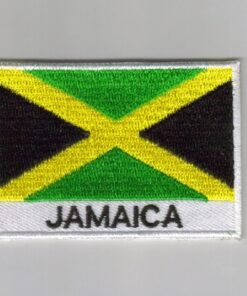Jamaica embroidered patches - country flag Jamaica patches / iron on badges