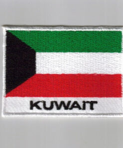 Kuwait embroidered patches - country flag Kuwait patches / iron on badges