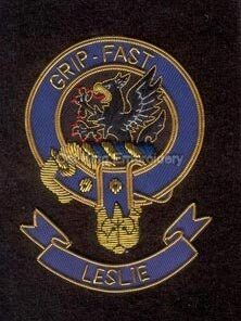 Leslie clan crest badge - Grip Fast