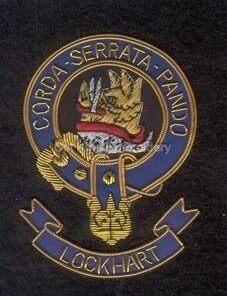 Lockhart clan crest badge - corda Serrata Panda