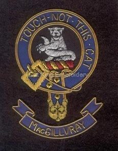 Macgillvray clan crest badge - Touch Not This Cat