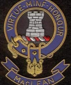 Maclean clan crest badge - Virtue Minf Honour