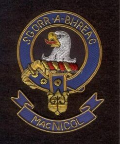 Macnicol clan crest badge - Sgorr A Bhreac