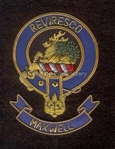 Maxwell clan crest badge - Reviresco