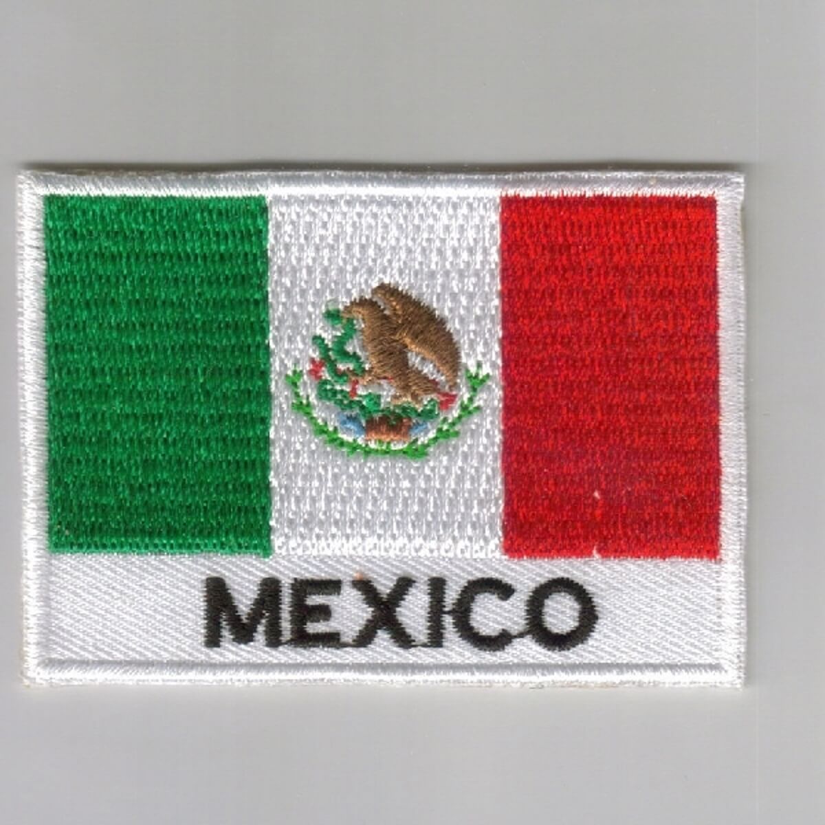 Embroidered Patch Mexico Flag  Embroidered Mexican Patches - Flag