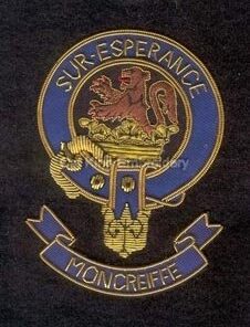 Moncreiffe clan crest badge - Sur Esperance
