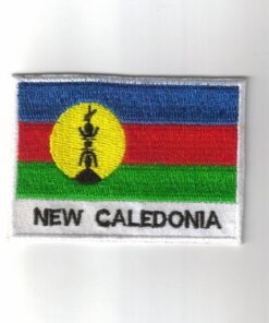 New-Caledonia embroidered patches - country flag New-Caledonia patches / iron on badges