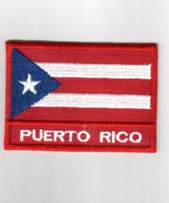 Puerto-Rico embroidered patches - country flag Puerto-Rico patches / iron on badges