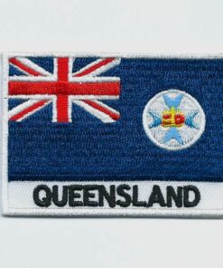 Queensland embroidered patches - country flag Queensland patches / iron on badges