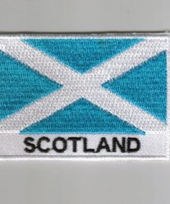 Scotland embroidered patches - country flag Scotland patches / iron on badges