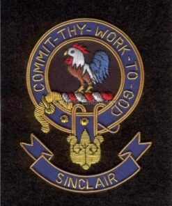 Sinclair clan crest badge - Commit Thy Work To God