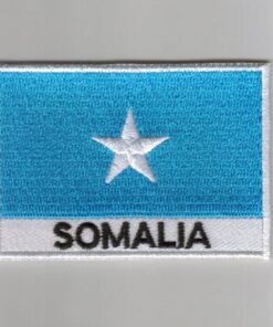 Somalia embroidered patches - country flag Somalia patches / iron on badges