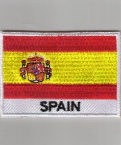 Spain embroidered patches - country flag Spain patches / iron on badges