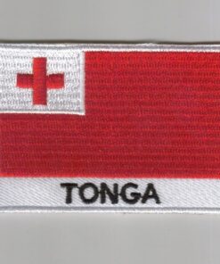 Tonga embroidered patches - country flag Tonga patches / iron on badges