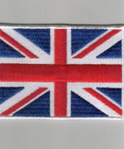 UK embroidered patches - country flag UK patches / iron on badges