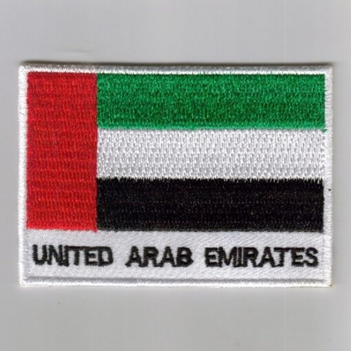 United-Arab-Emirates-UAE embroidered patches - country flag United-Arab-Emirates-UAE patches / iron on badges