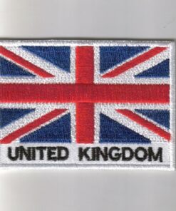 United-Kingdom embroidered patches - country flag United-Kingdom patches / iron on badges