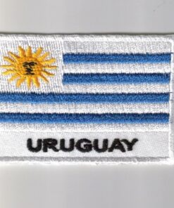 Uruguay embroidered patches - country flag Uruguay patches / iron on badges